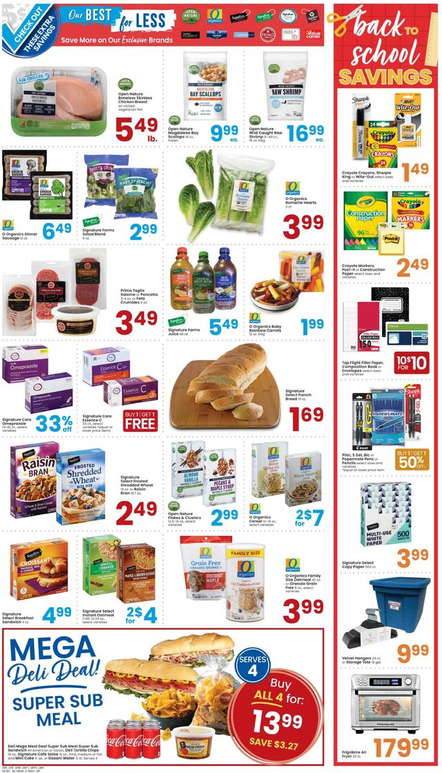 Albertsons Ad from 08/18/2021