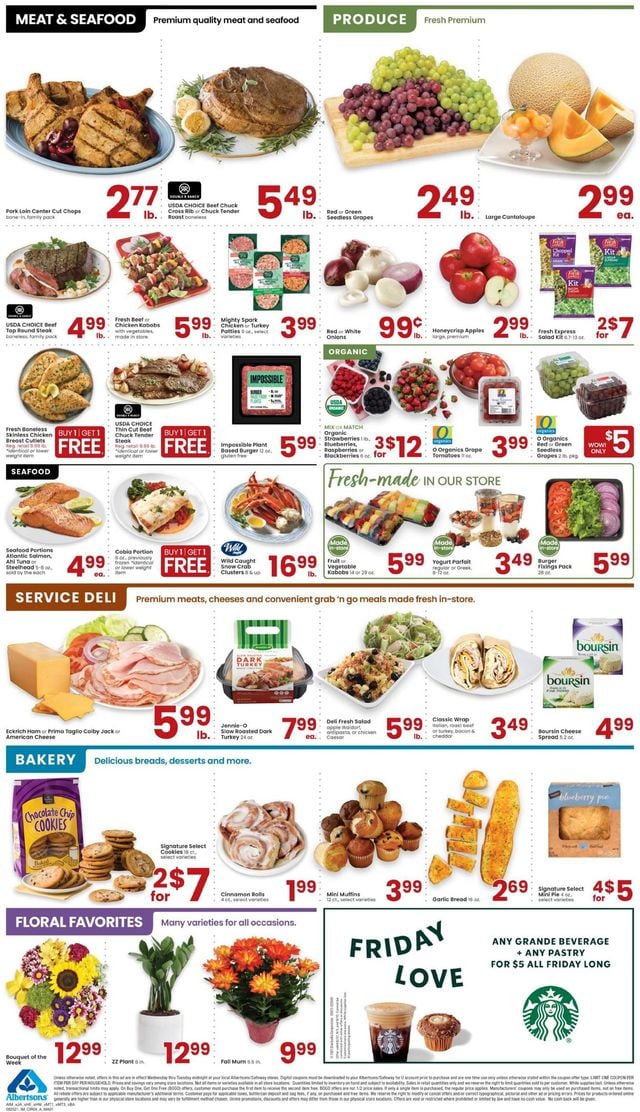 Albertsons Ad from 08/25/2021