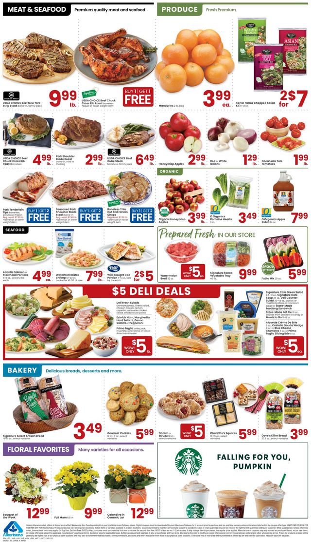 Albertsons Ad from 09/29/2021