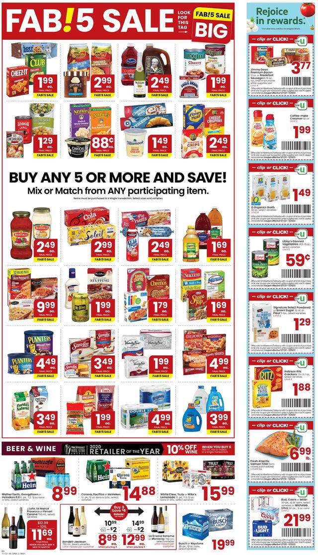 Albertsons Ad from 11/17/2021