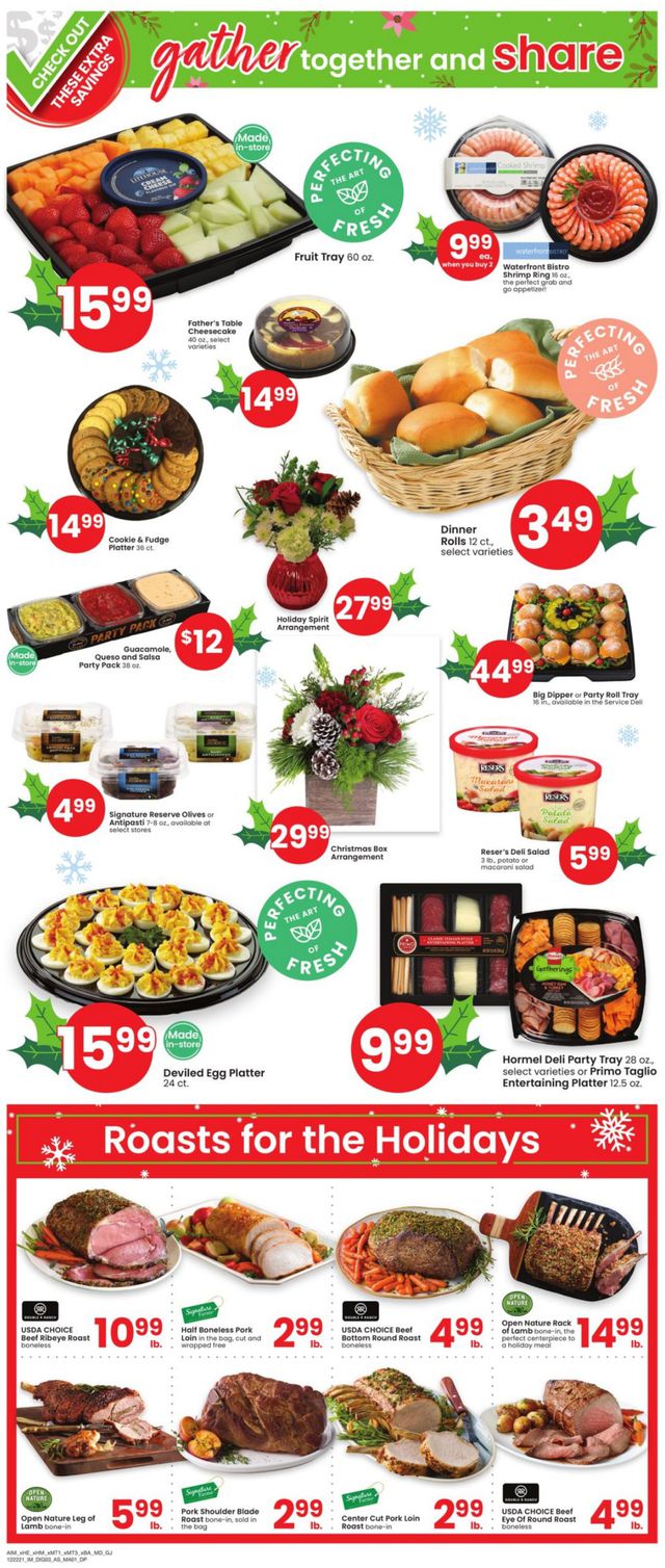 Albertsons Ad from 12/22/2021