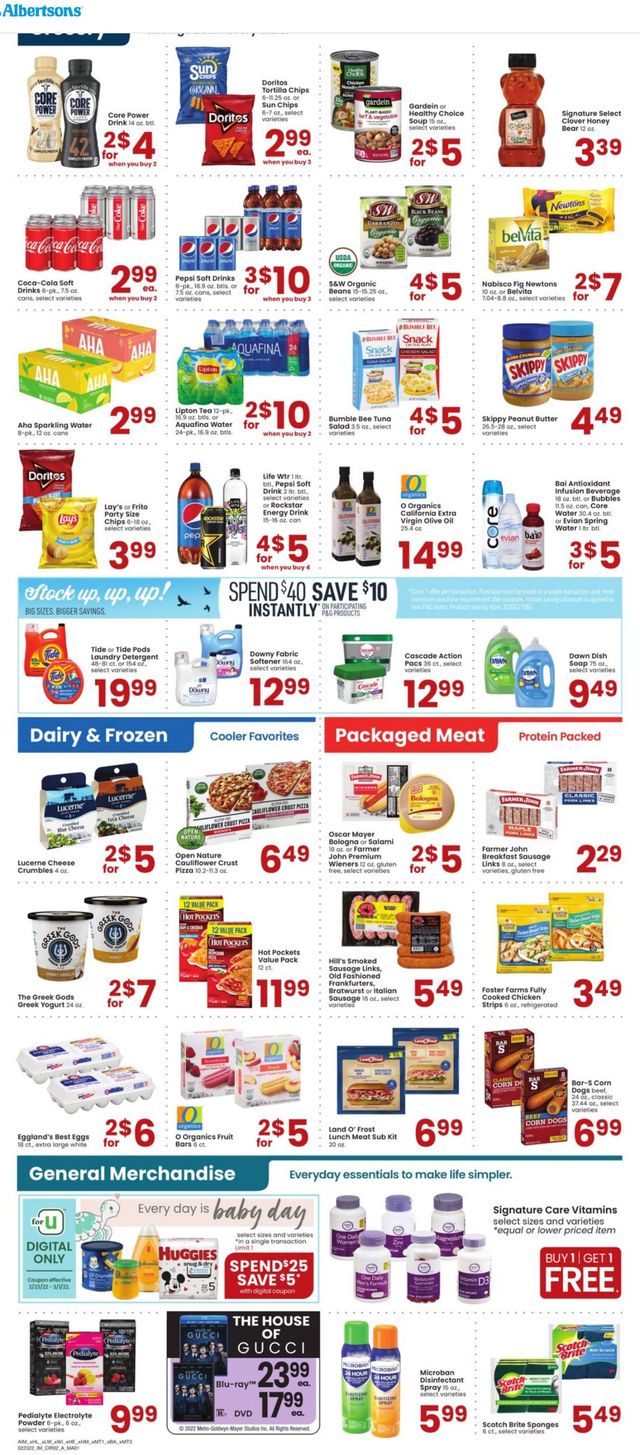 Albertsons Ad from 02/23/2022