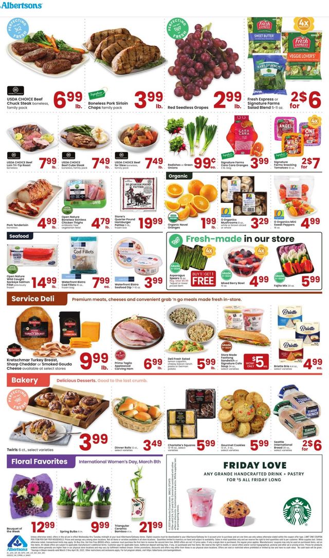Albertsons Ad from 03/02/2022