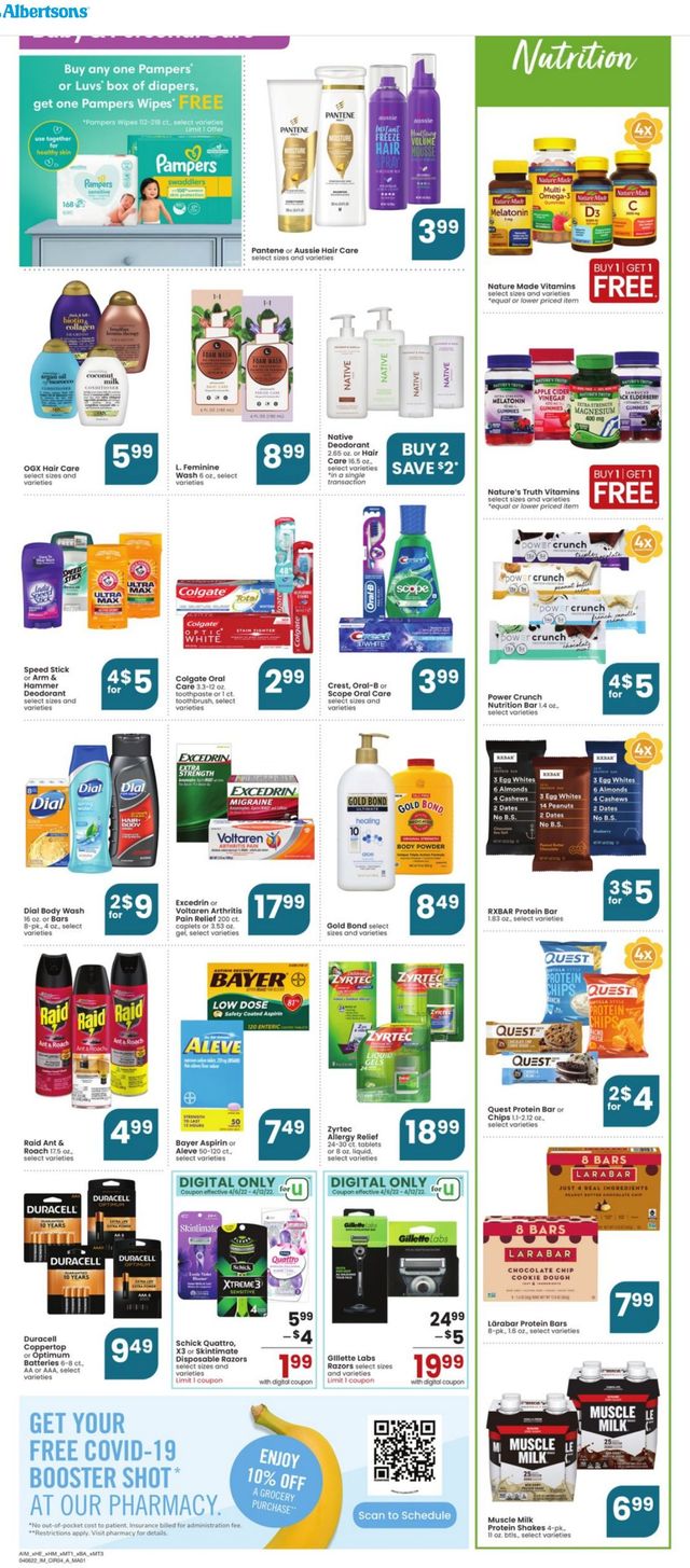 Albertsons Ad from 04/06/2022