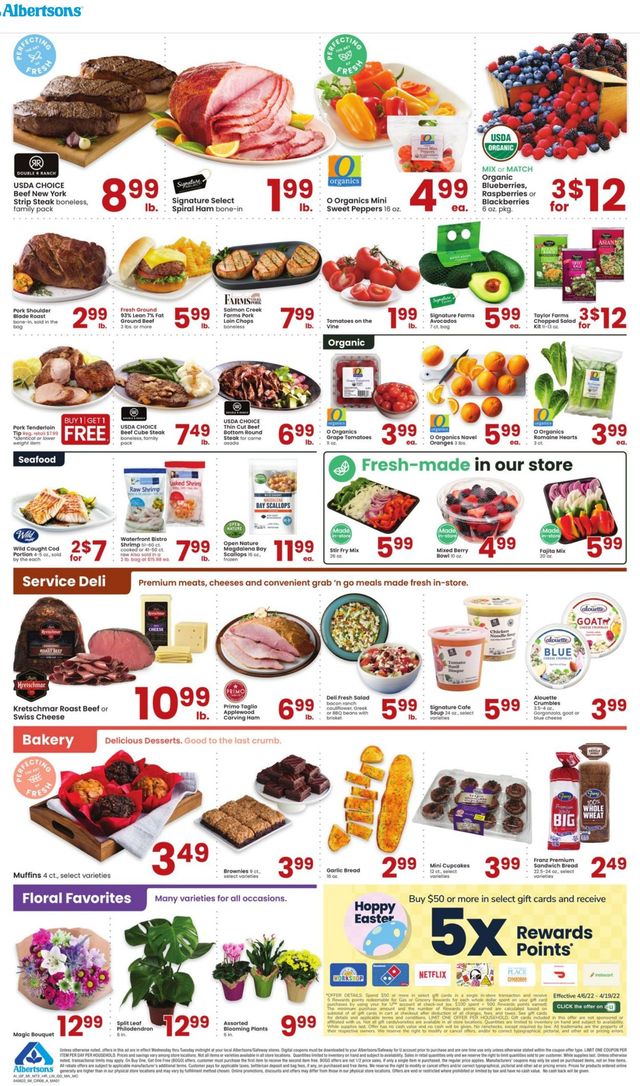 Albertsons Ad from 04/06/2022
