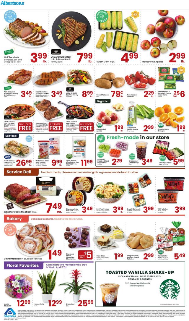 Albertsons Ad from 04/20/2022