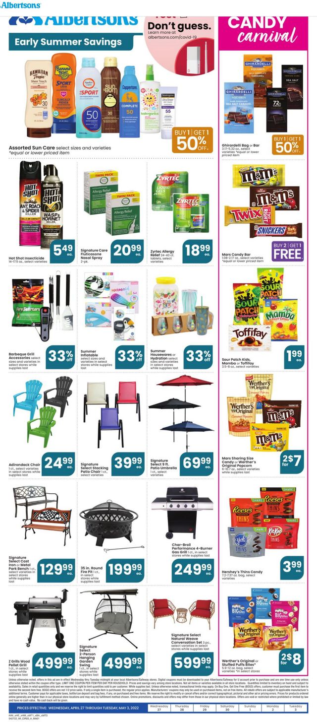 Albertsons Ad from 04/27/2022