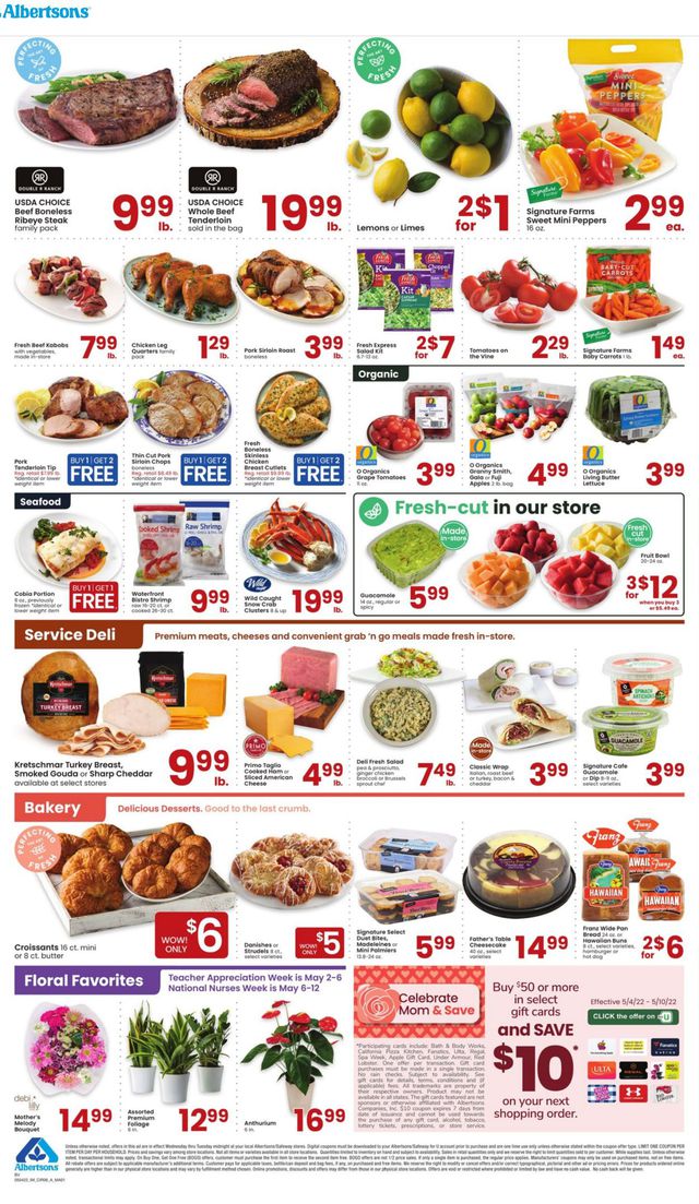 Albertsons Ad from 05/04/2022