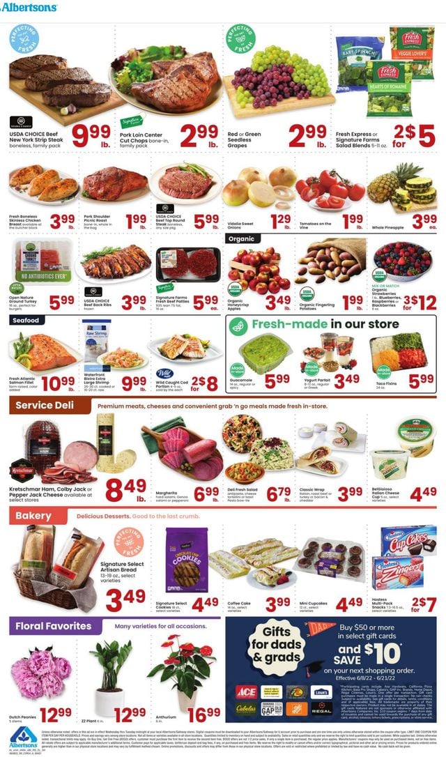 Albertsons Ad from 06/08/2022
