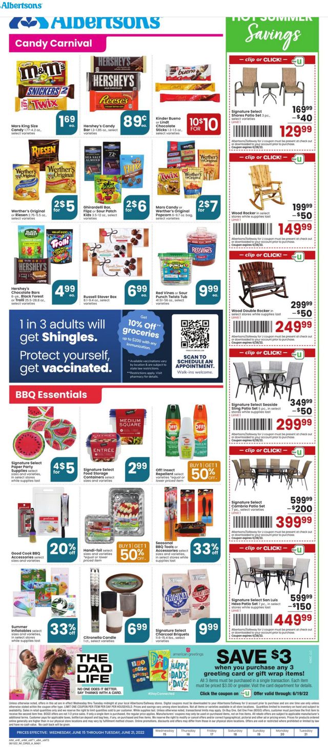 Albertsons Ad from 06/15/2022