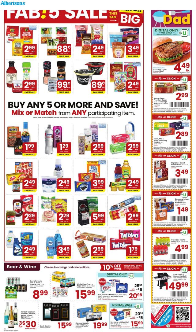 Albertsons Ad from 06/15/2022
