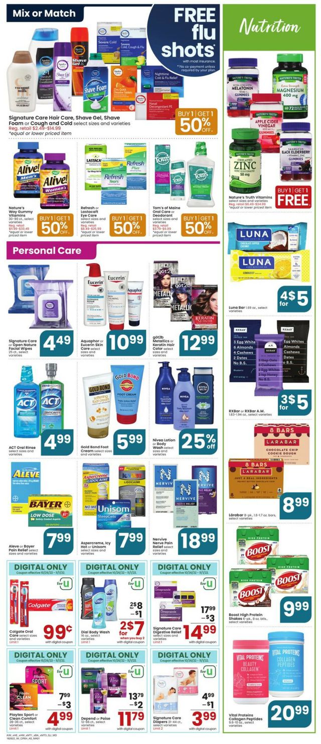 Albertsons Ad from 10/26/2022