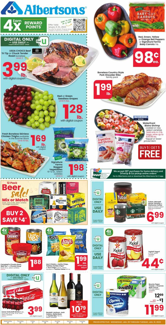Albertsons Ad from 01/25/2023