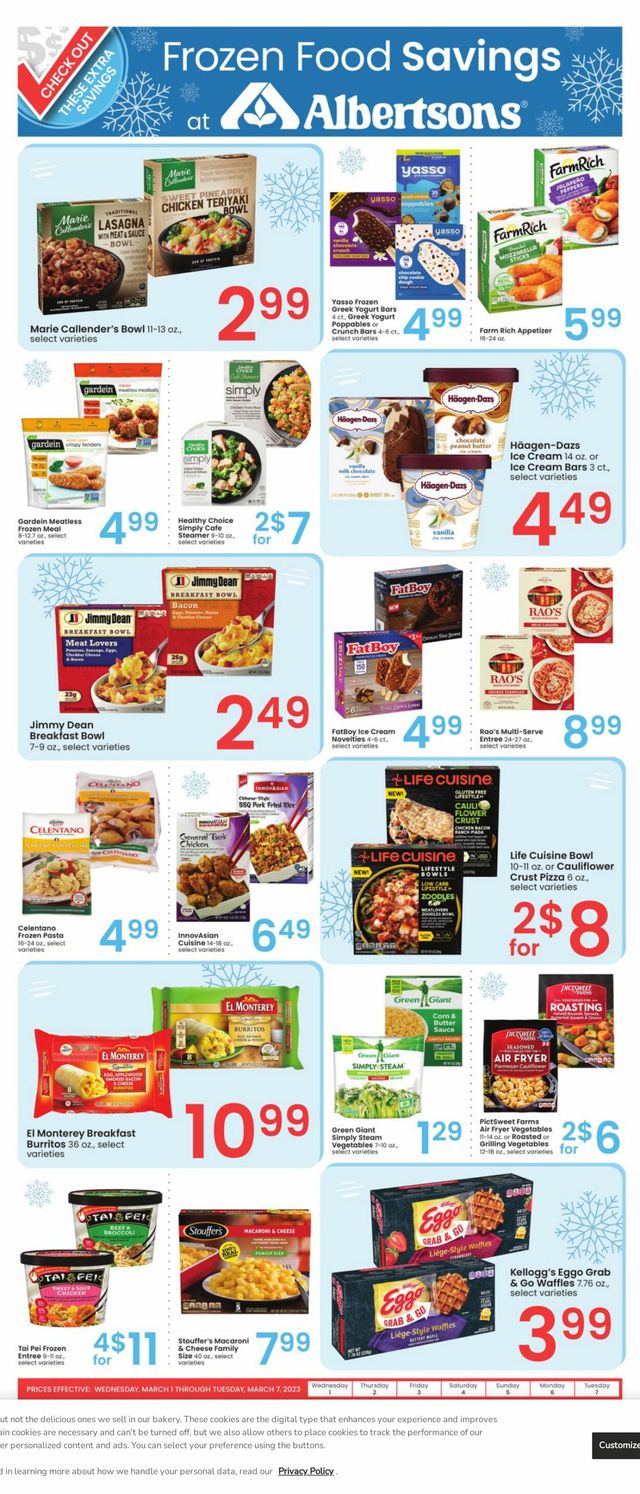 Albertsons Ad from 03/01/2023