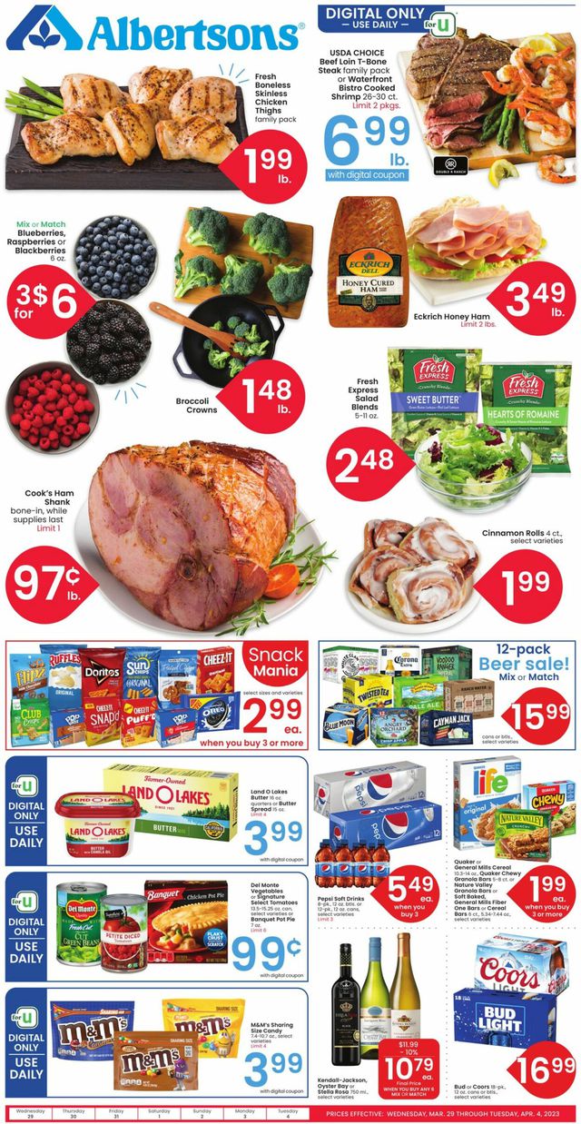 Albertsons Ad from 03/29/2023