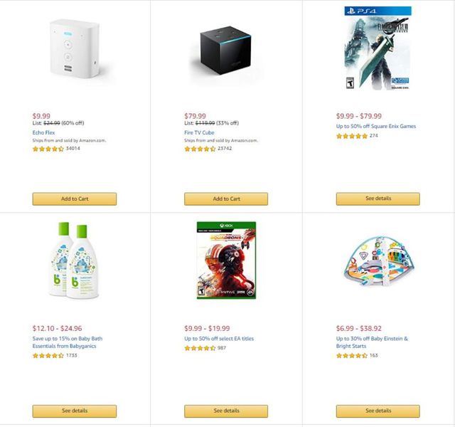 Amazon Ad from 11/25/2020