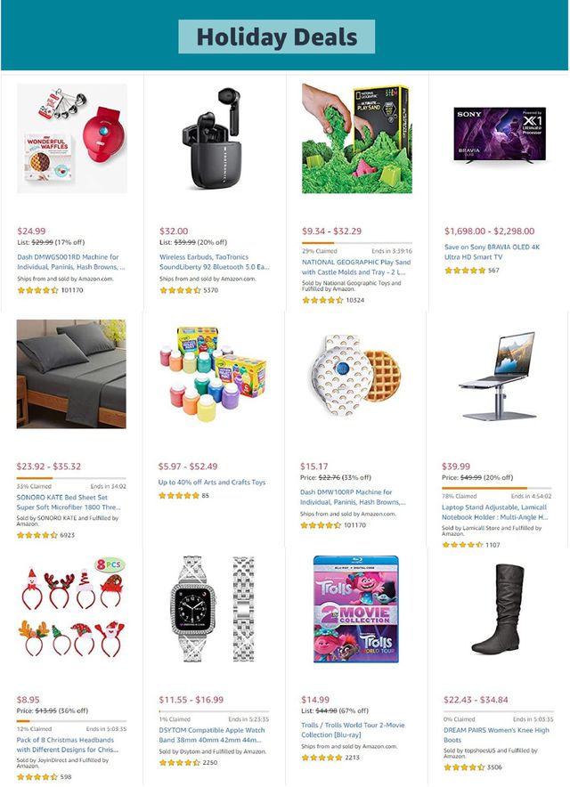Amazon Ad from 12/23/2020