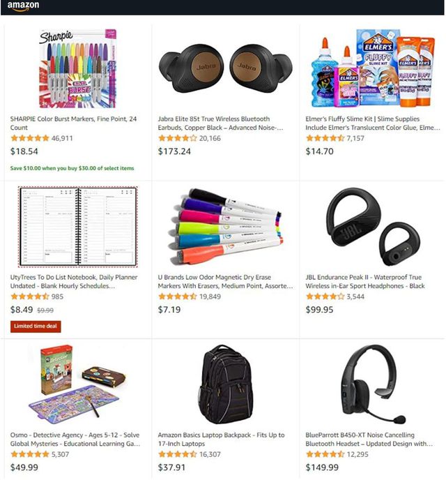 Amazon Ad from 08/03/2022