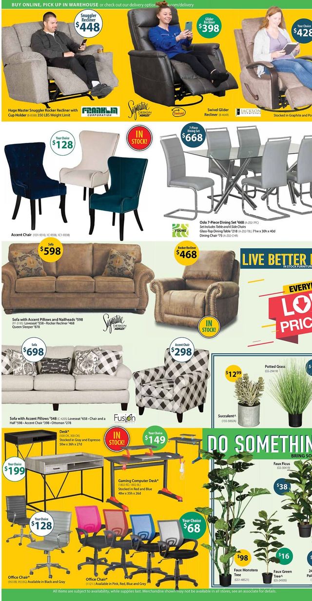 American Furniture Warehouse Ad from 03/07/2022