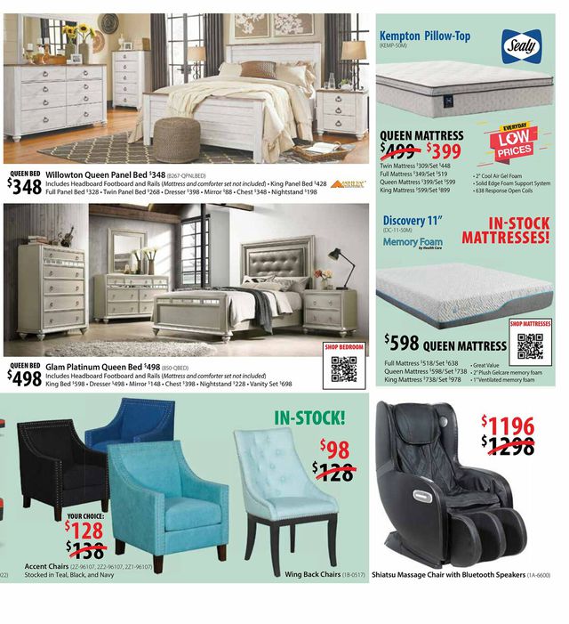 American Furniture Warehouse Ad from 03/26/2023