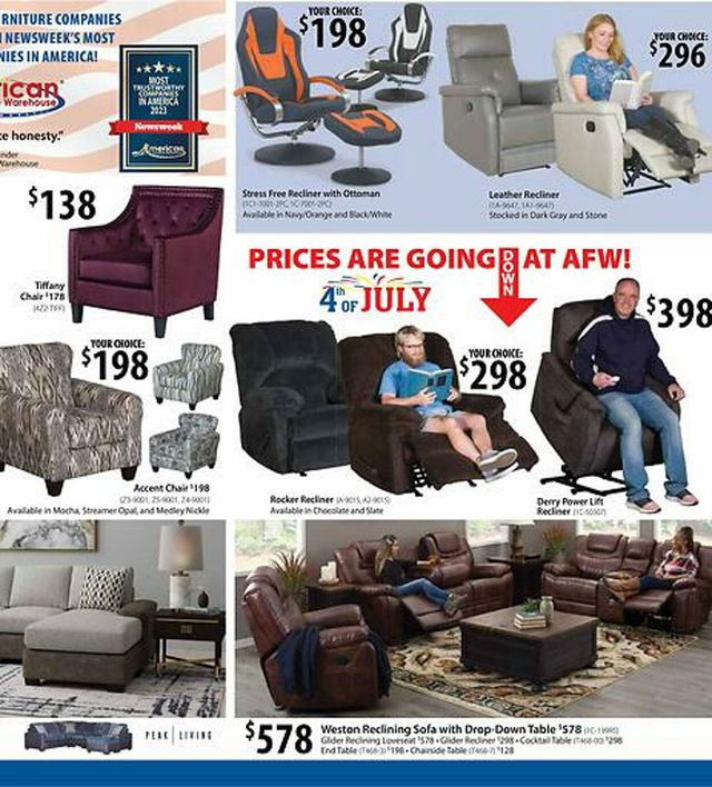American Furniture Warehouse Ad from 09/07/2023