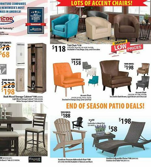 American Furniture Warehouse Ad from 09/05/2023