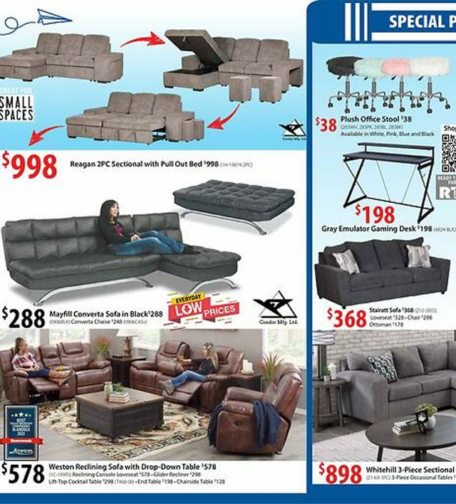 American Furniture Warehouse Ad from 11/28/2023