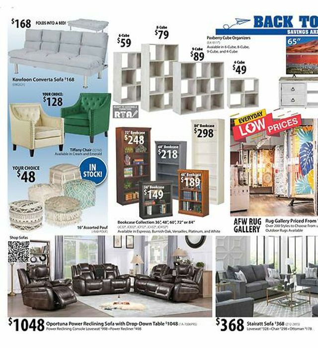 American Furniture Warehouse Ad from 12/12/2023