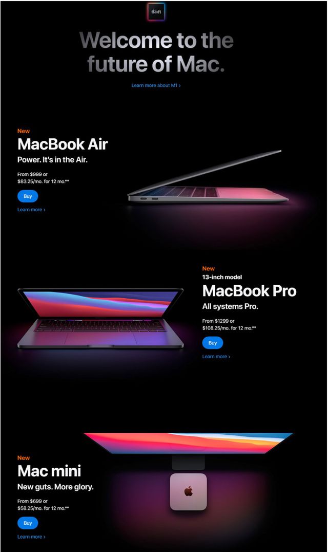 Apple Ad from 12/25/2020