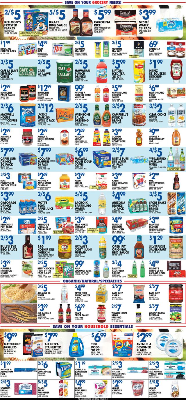 Associated Supermarkets Ad from 06/19/2020