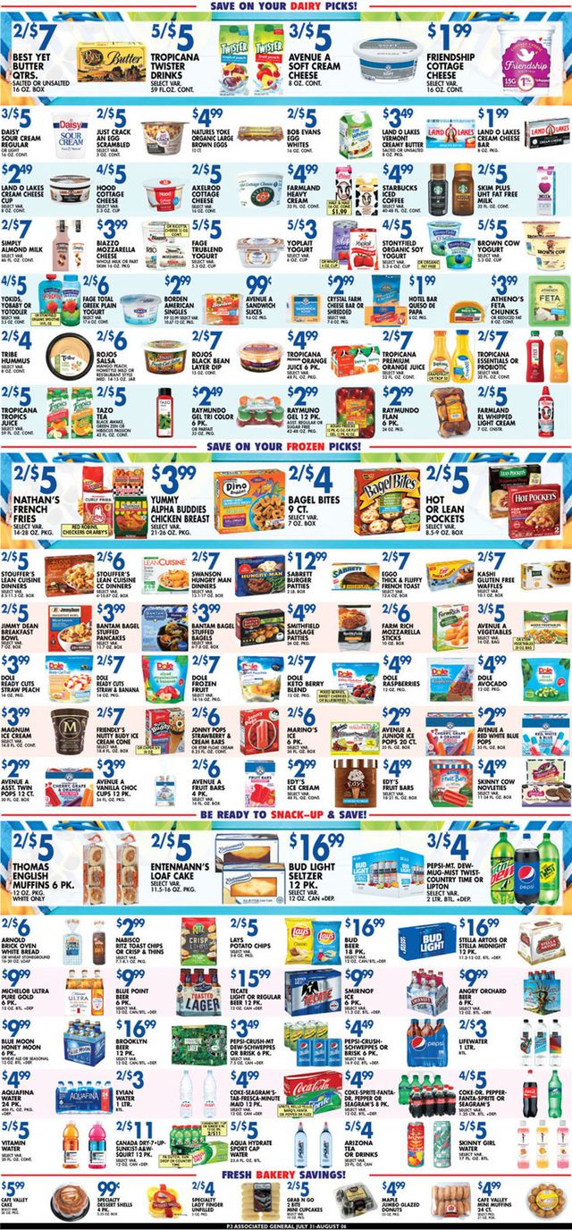 Associated Supermarkets Ad from 07/31/2020