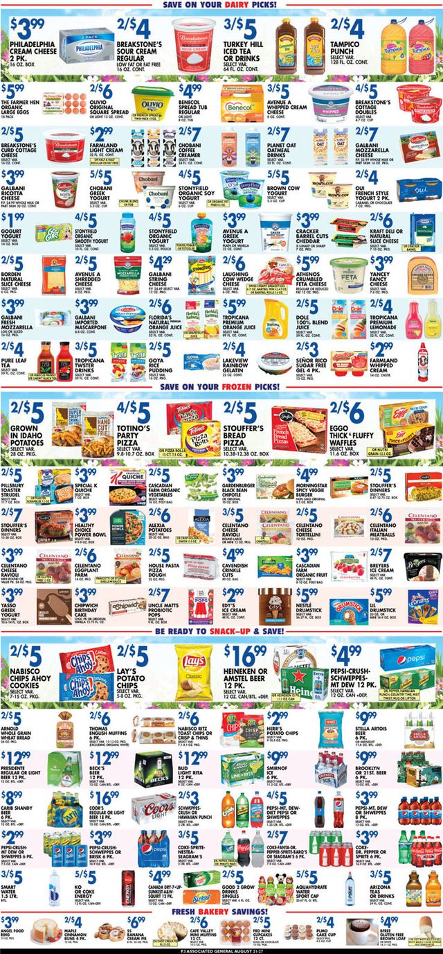 Associated Supermarkets Ad from 08/21/2020