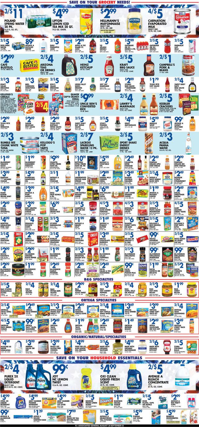 Associated Supermarkets Ad from 08/28/2020