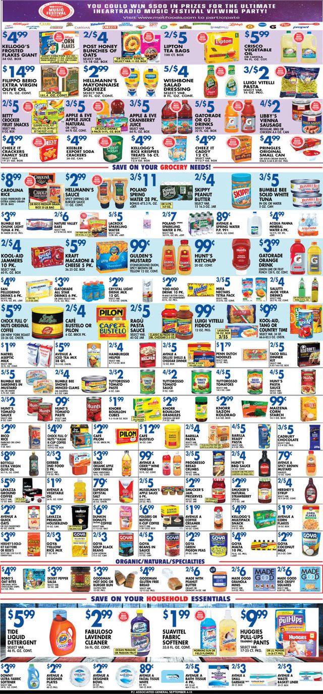 Associated Supermarkets Ad from 09/04/2020