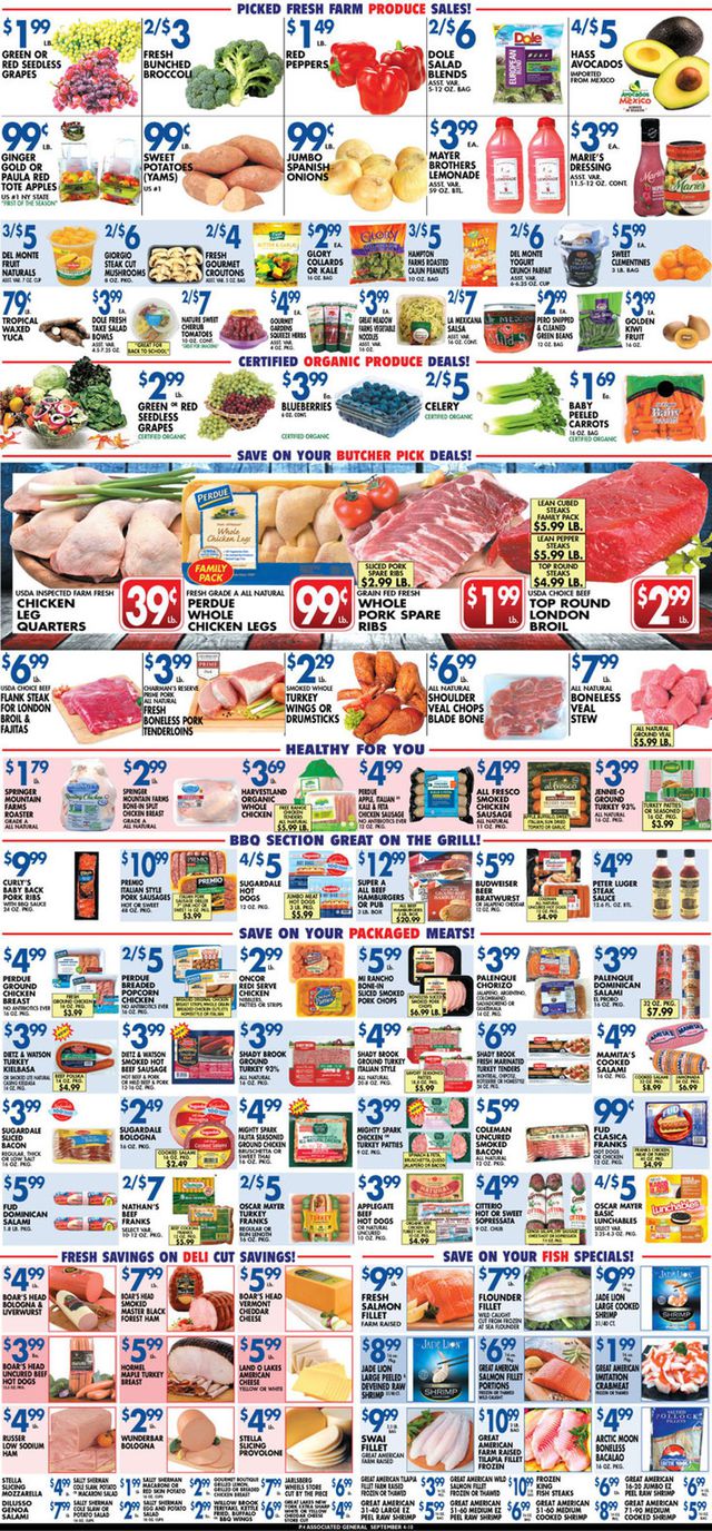 Associated Supermarkets Ad from 09/04/2020