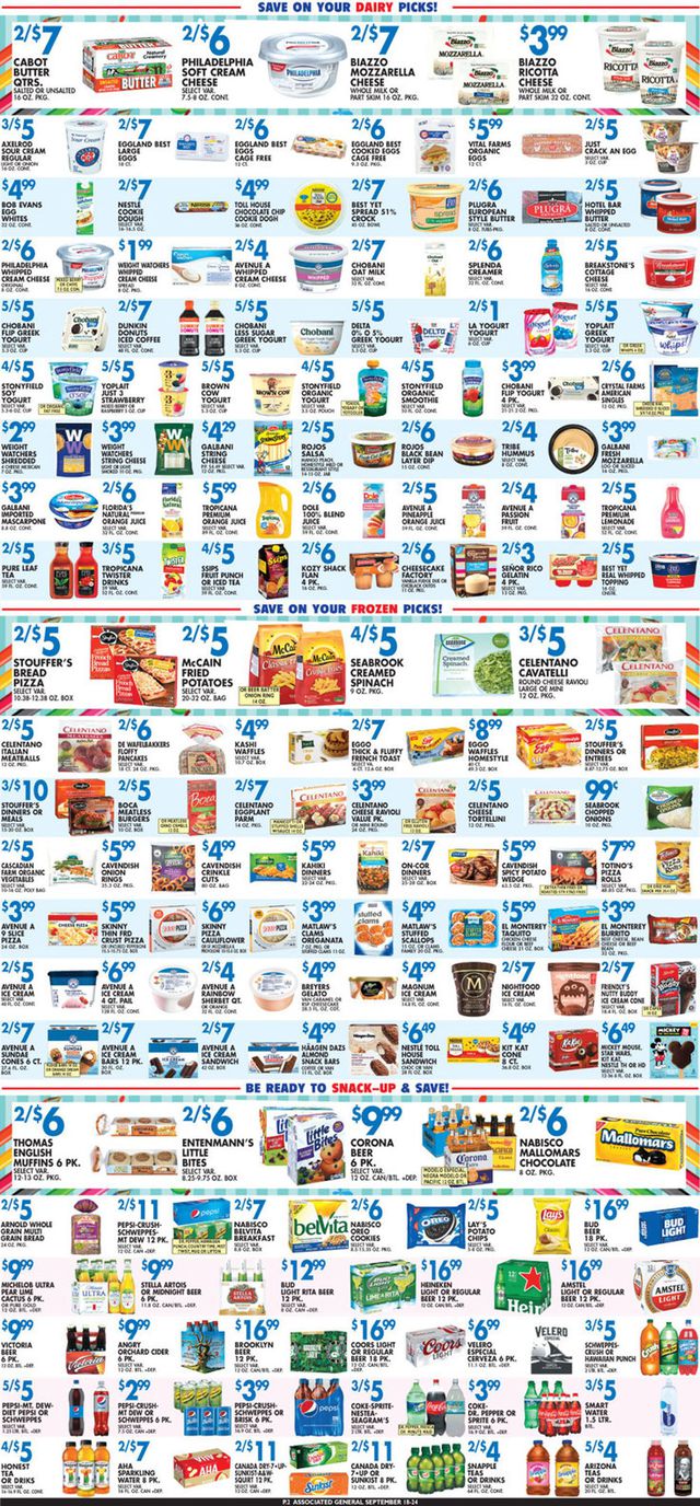 Associated Supermarkets Ad from 09/18/2020