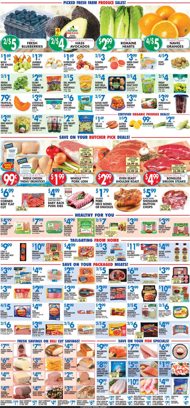 Associated Supermarkets Ad from 01/01/2021