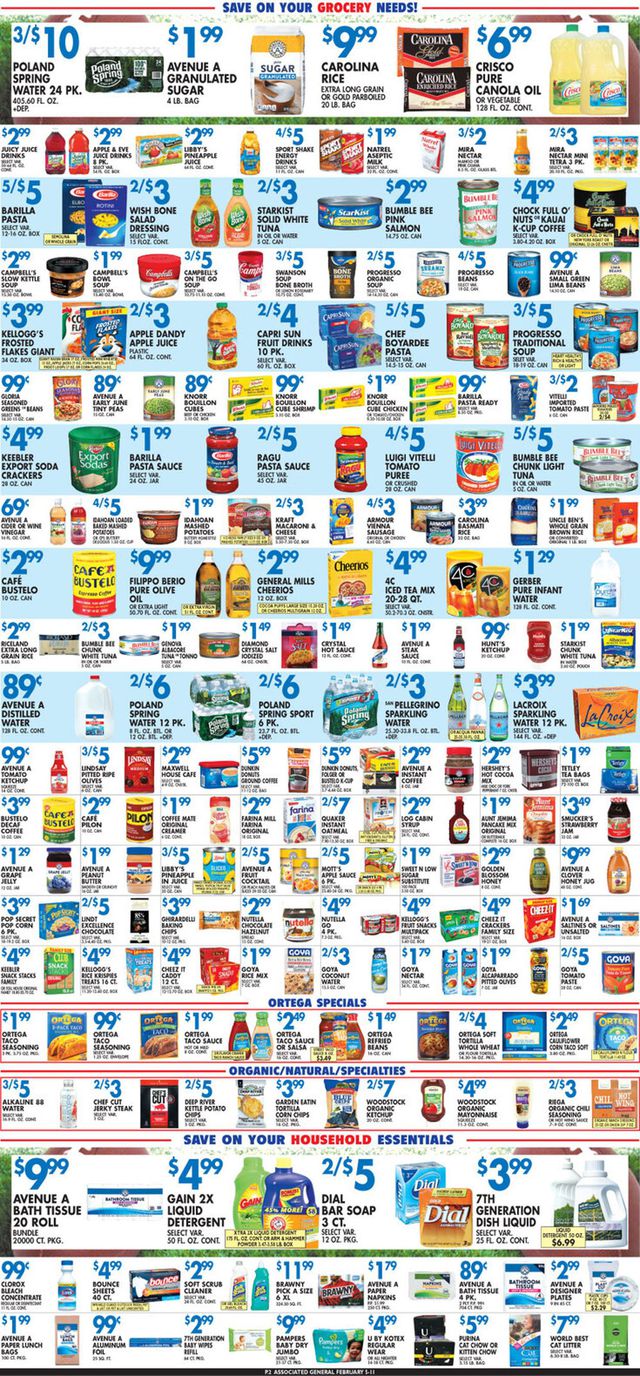 Associated Supermarkets Ad from 02/05/2021