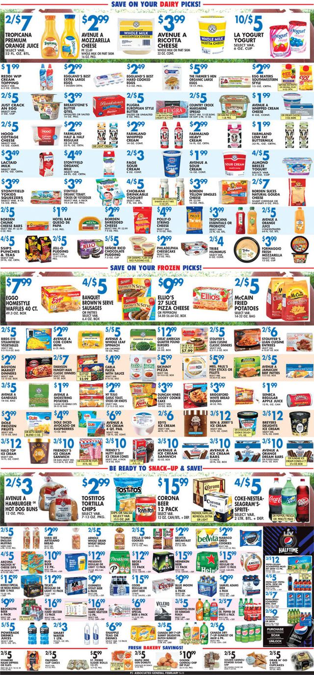 Associated Supermarkets Ad from 02/05/2021