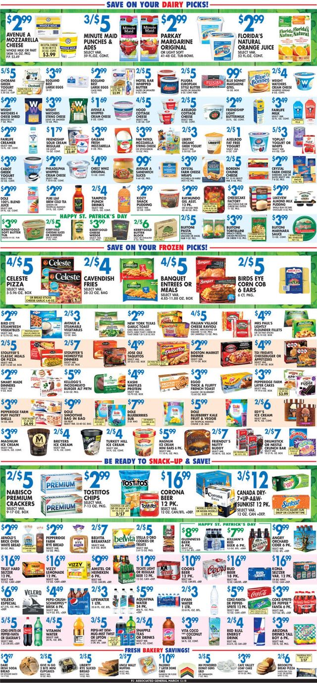 Associated Supermarkets Ad from 03/12/2021