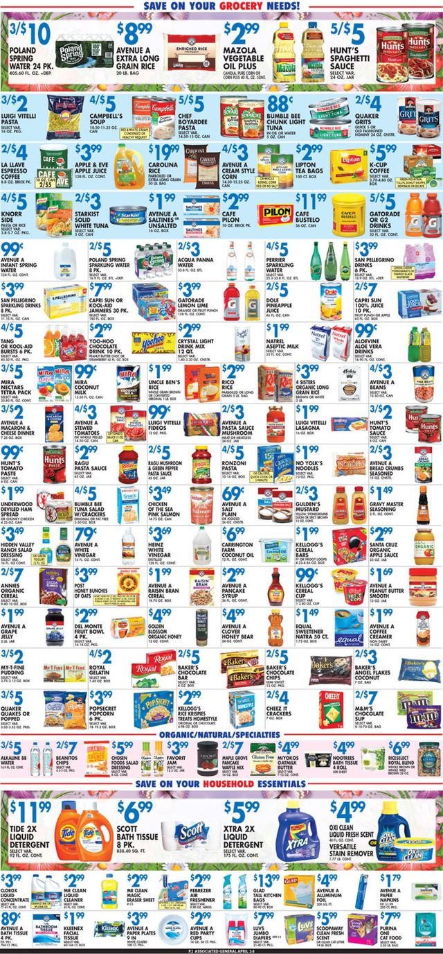 Associated Supermarkets Ad from 04/02/2021