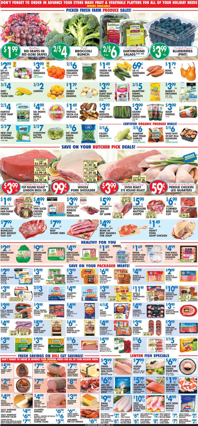 Associated Supermarkets Ad from 04/02/2021