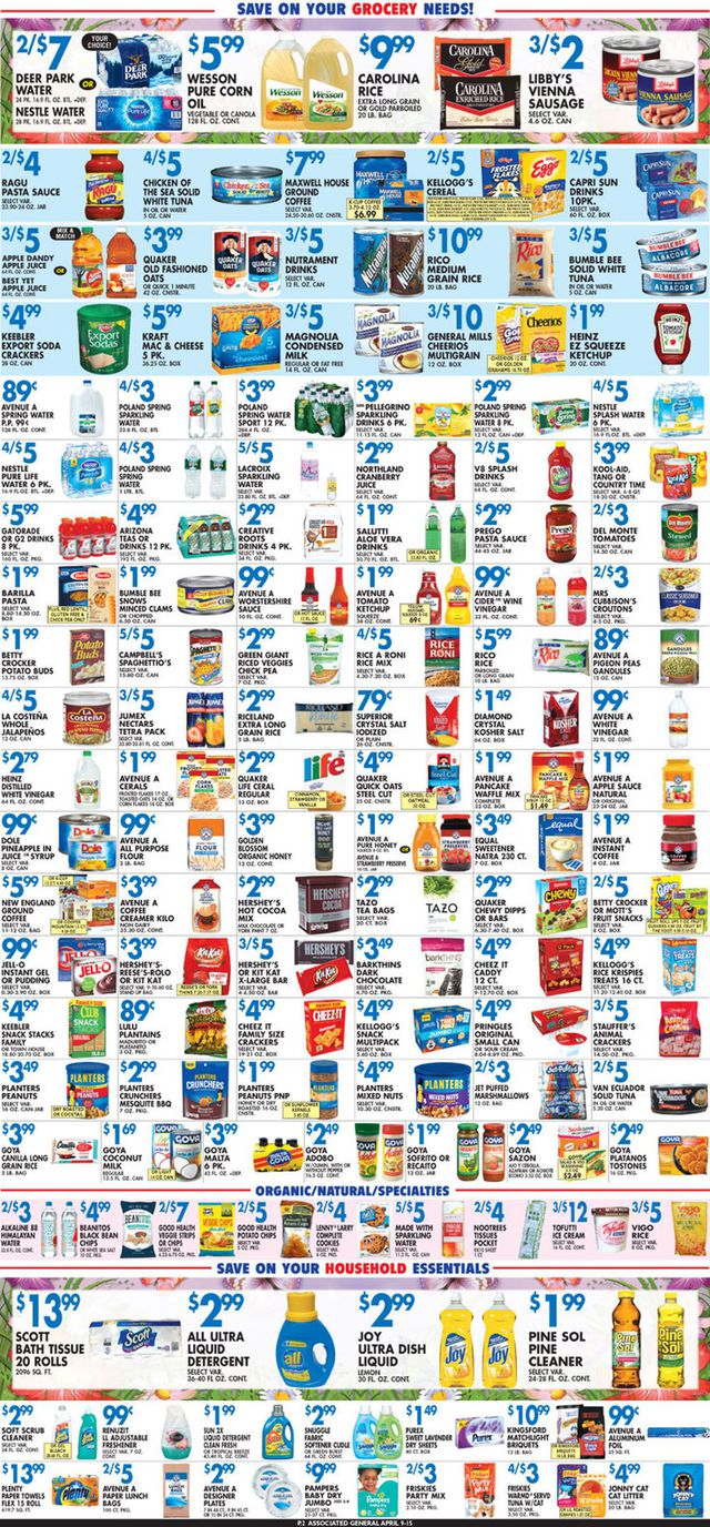 Associated Supermarkets Ad from 04/09/2021