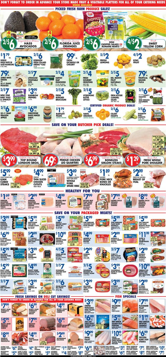 Associated Supermarkets Ad from 04/23/2021