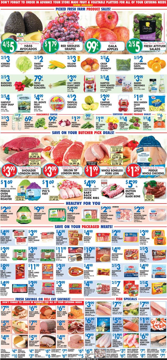 Associated Supermarkets Ad from 04/30/2021