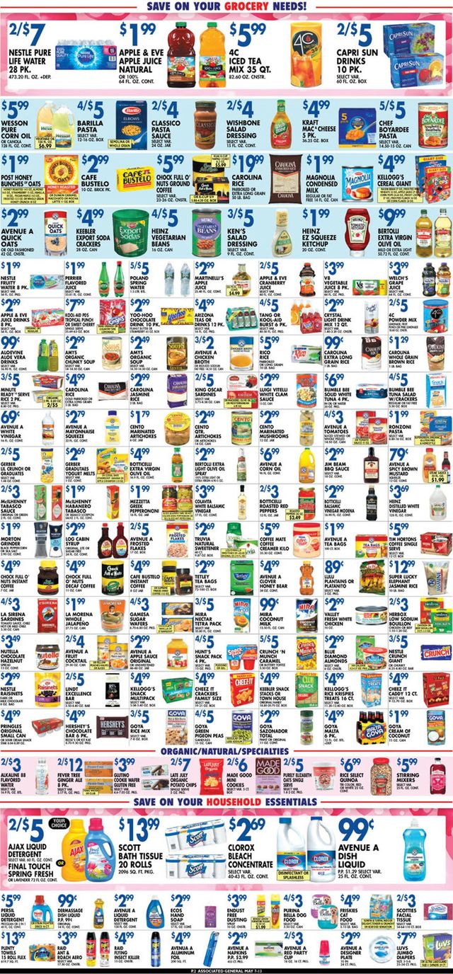 Associated Supermarkets Ad from 05/07/2021