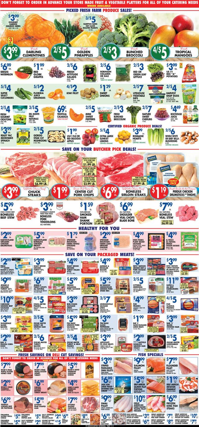 Associated Supermarkets Ad from 05/07/2021