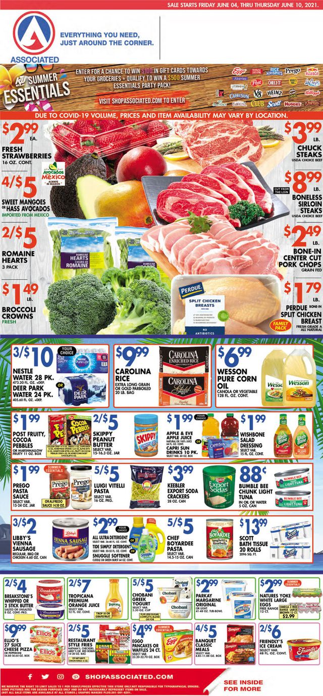 Associated Supermarkets Ad from 06/04/2021