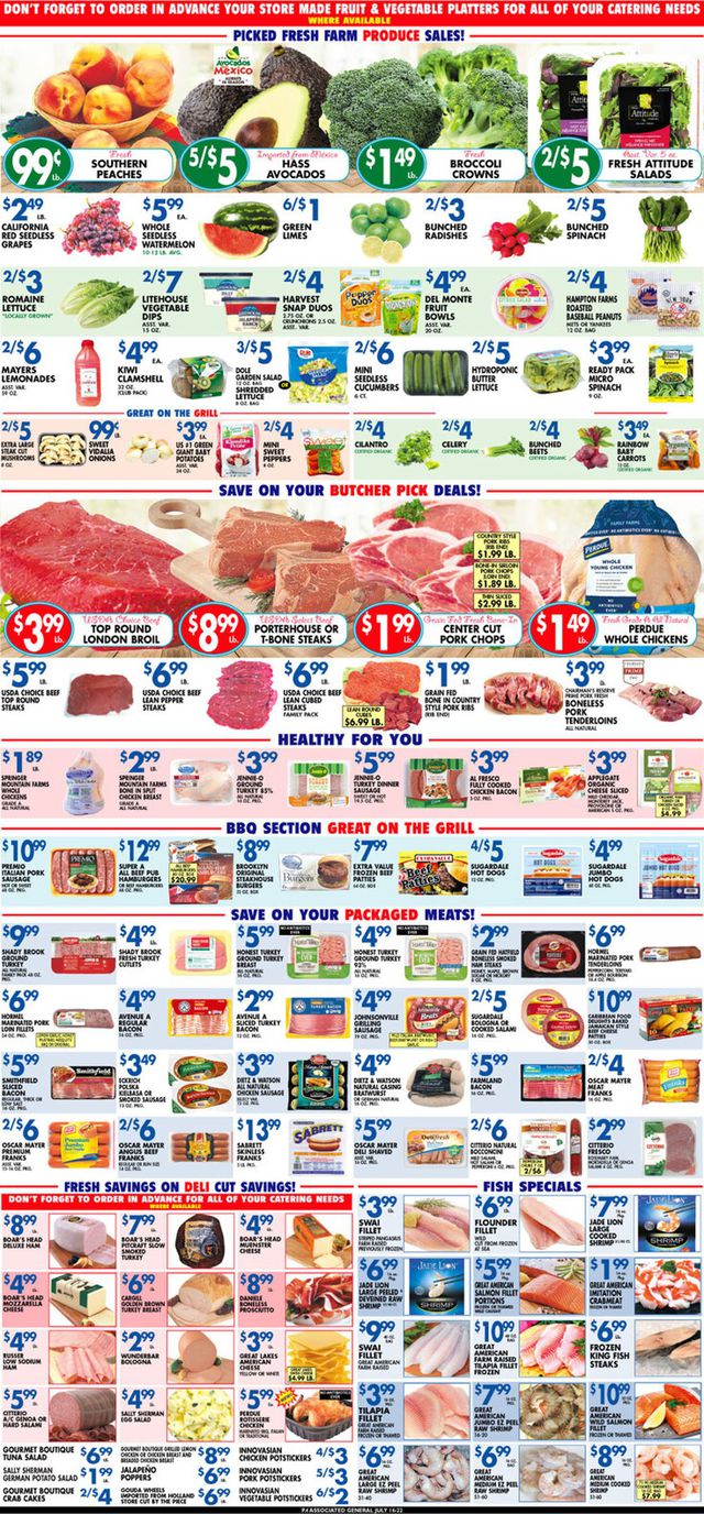 Associated Supermarkets Ad from 07/16/2021