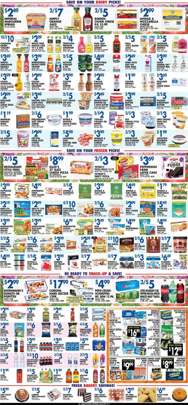 Associated Supermarkets Ad from 08/06/2021
